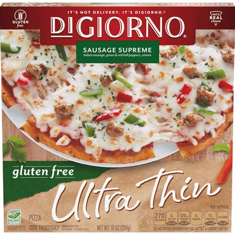 Digiorno Pizza, Gluten Free, Ultra Thin, Sausage Supreme | Casey's Foods