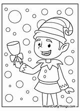 10 Cute Elf Coloring Pages For Christmas  Bratz sketch template