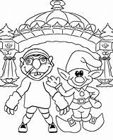 Jeffy The Puppet Circus Show Coloring Page sketch template