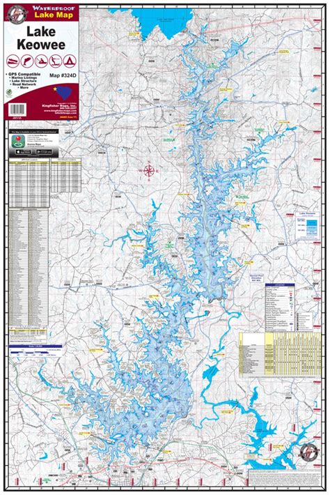 Map Of Lake Keowee - Zip Code Map