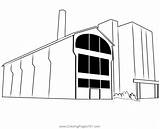 Factory 5 Coloring Page For Kids  Free Factories Printable sketch template