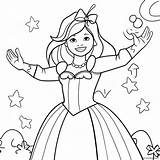 Julie In A Magical Performance Coloring Page 73215 57971 sketch template