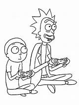 Rick And Morty  Sheet 9 coloring Page Download Print Or Color sketch template