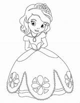Sofia The First Coloring Pages  Best For Kids sketch template