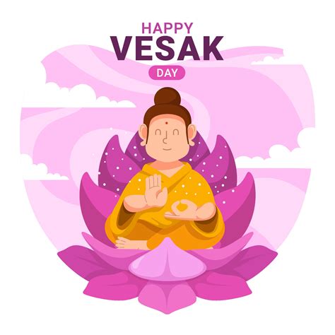 Happy Vesak Day Design 2072387 Vector Art at Vecteezy