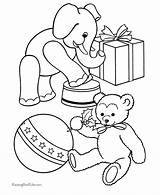 Christmas Toys Coloring Pages sketch template