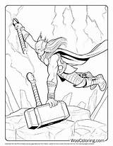 100  Thor coloring Pages Free PDF To Print Woo Coloring sketch template