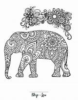 Free Elephant Coloring Pages With Full Book  Skip To My Lou sketch template