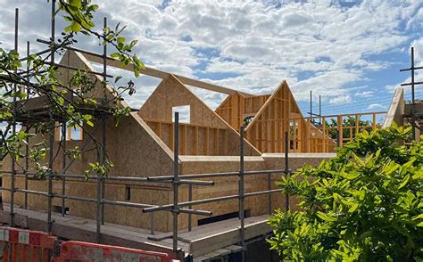 self-build low carbon house in herefordshire, SIPS, conservation area,