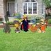 Hand Painted the Simpsons Halloween Set of 5 Yard Art/ - Etsy