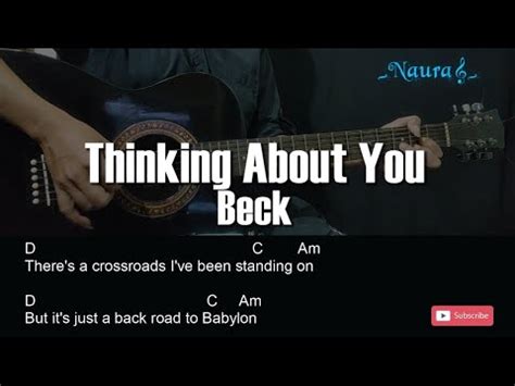 Beck - Thinking About You Guitar Chords Lyrics - YouTube