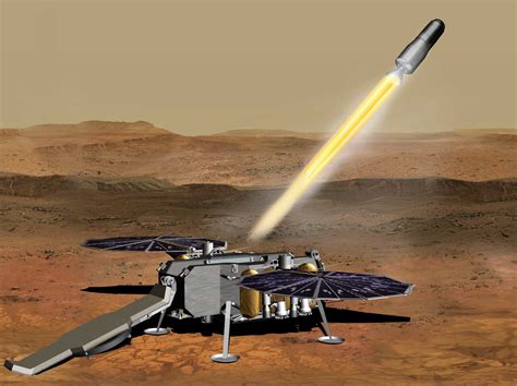 Mars Ascent Vehicle Launching with Samples (Artist's Concept) – NASA Mars Exploration