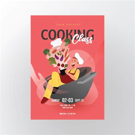 Premium Vector | Cooking Restaurant Poster Flyer Design