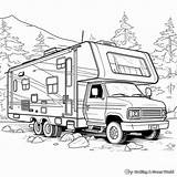 Camper & Rv Coloring Pages  Free Printable sketch template