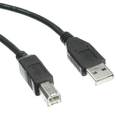 15' USB A to USB B cable