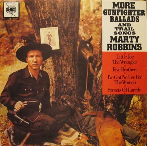 Marty Robbins - More Gunfighter Ballads And Trail Songs (1960, Vinyl ...