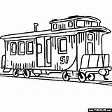 Trolley Car Coloring Page Pages sketch template