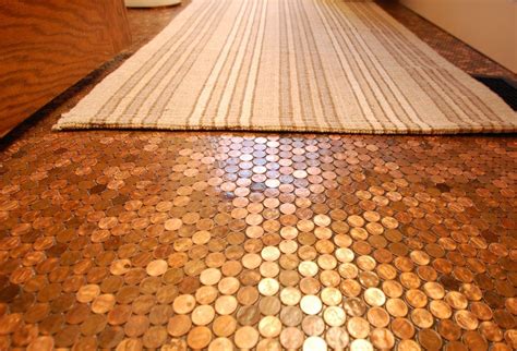 30 Penny Tile Designs That Look Like A Million Bucks | Diy flooring ...