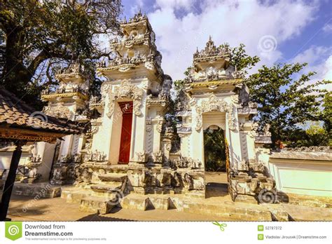 Hindu Temple Complex with Many Statues and Prayer, Nusa Penida of, Indonesia Stock Photo - Image ...