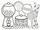 Candies Coloring Page  Free Printable Pages For Kids sketch template