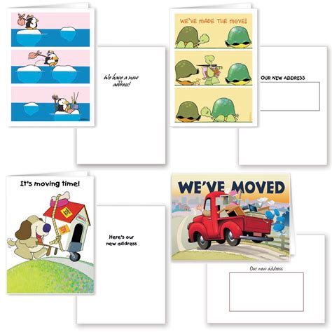 We've Moved, Change of Address Card Assorted Pack - 16 Cards ...