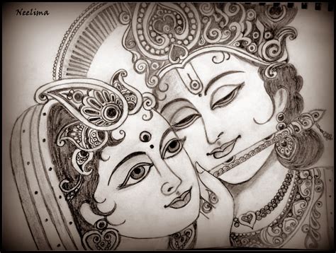 Radha Krishna Pencil Drawing | Hot Sex Picture