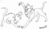 Warrior Cat Base Coloring Coloring Pages sketch template