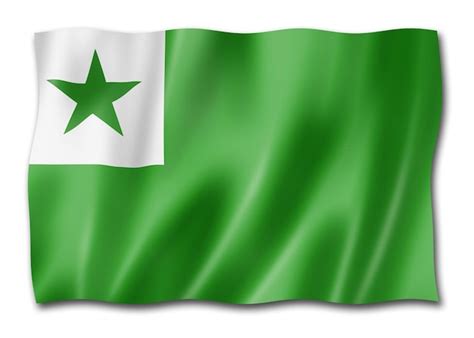 Premium Photo | Esperanto language flag