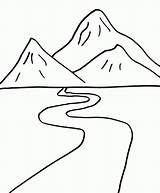 Mountains Coloring Pages  Best For Kids sketch template