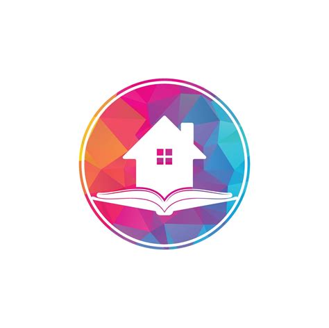 Book house logo design template. House and book logo vector icon 13217579 Vector Art at Vecteezy