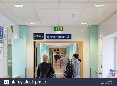 Hospital Corridor With Signs Stock Photos & Hospital Corridor With Signs Stock Images - Alamy