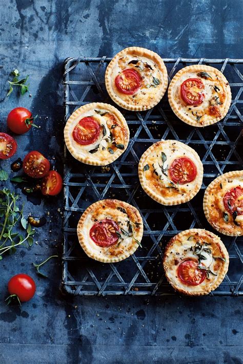 Mini Cheese and Tomato Tartlets - The Happy Foodie