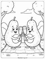 22 Avocado Coloring Pages Free PDF To Print  Woo sketch template