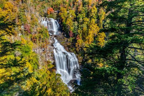 Waterfall in North Carolina, Transylvania County Stock Image - Image of ...