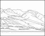 Mountains Coloring Pages  Best For Kids sketch template