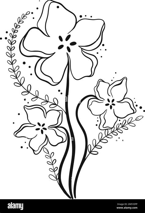 Flower decoration clip art Stock Vector Image & Art - Alamy