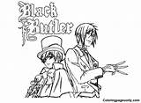 Black Butler Coloring Pages Printable For Free Download sketch template