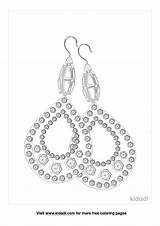 Free Earring Coloring Page  Printables Kidadl sketch template