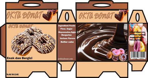 Desain Kemasan Donat - IMAGESEE