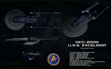 The Story USS Excelsior NCC-2000 - U.S.S.Excelsior NCC-2000-B SFI R-1