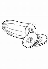 Coloring Pages  Free Printable Cucumber Sheet For Kids sketch template