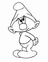 The Smurfs Cartoon Coloring Page Free Printable PDF sketch template