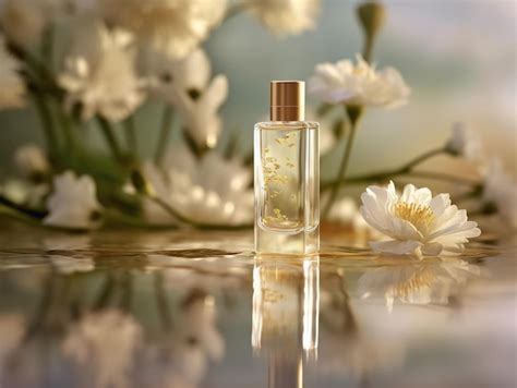 Premium AI Image | perfume with jasmine flowers