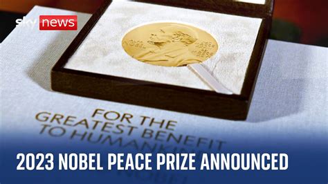 Watch live: 2023 Nobel Peace Prize announced - The Global Herald