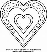 Valentines Heart Coloring Page  Crayolacom sketch template
