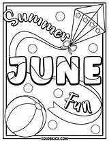 Cute June Coloring Pages  100% Free Printable PDFs sketch template
