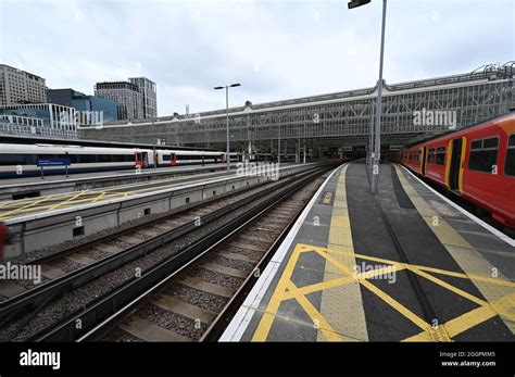 Trains at Waterloo station on 3 Sept 2021 Stock Photo - Alamy