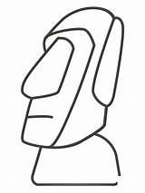 Moai coloring Page  ColouringPages sketch template