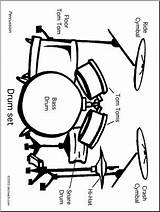 Drum Set Coloring Page At GetColoringscom  Free printable Colorings sketch template