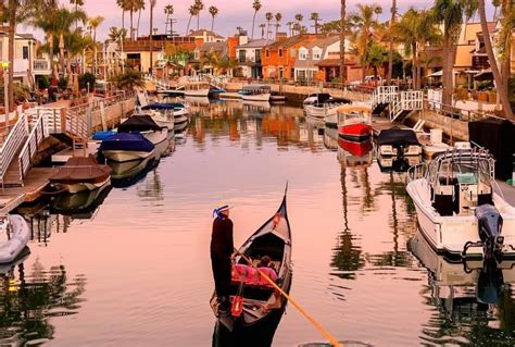 This Gondola Cruise Offers A European Escape Along The Canals Of Long Beach - Secret Los Angeles